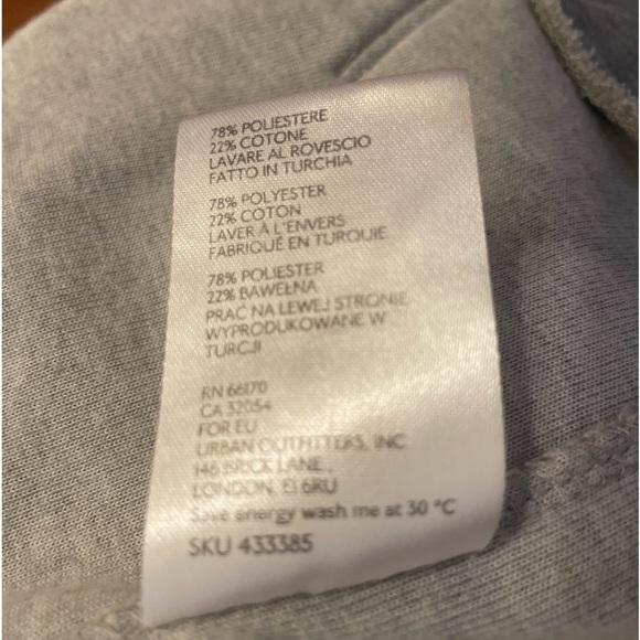 iets frans Zipper Front Hoodie & Sweatpants, Size M, Gray Sweatsuit Tracksuit. - Picture 15 of 15